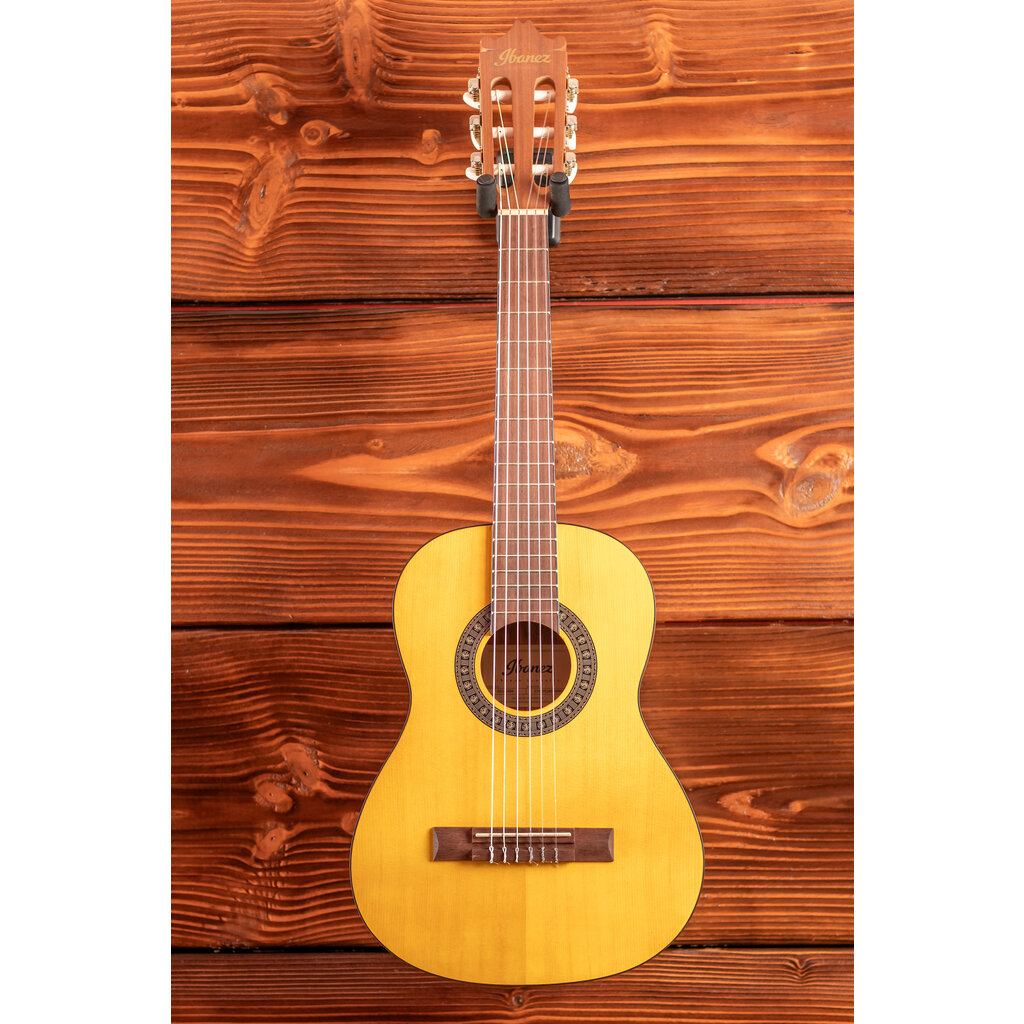 Ibanez Ibanez GA1 Classical Guitar, Open Pore Amber (1/2 Scale)