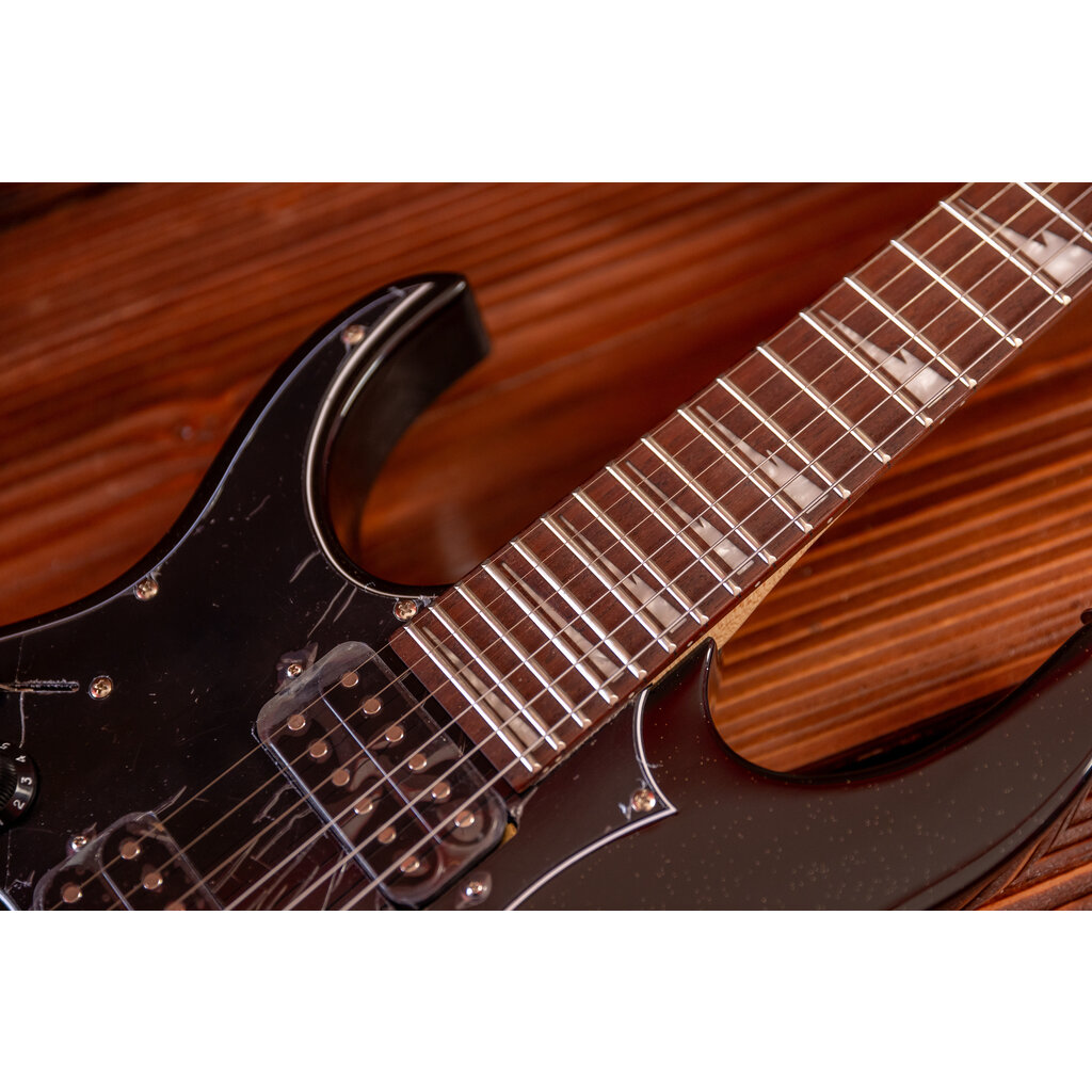 Ibanez Ibanez Mikro Gio RG21 Left Handed Electric Guitar, Black