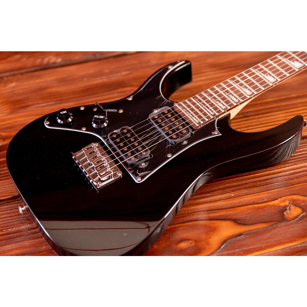 Ibanez Ibanez Mikro Gio RG21 Left Handed Electric Guitar, Black