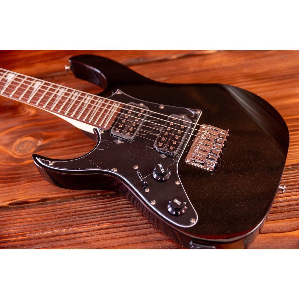 Ibanez Ibanez Mikro Gio RG21 Left Handed Electric Guitar, Black