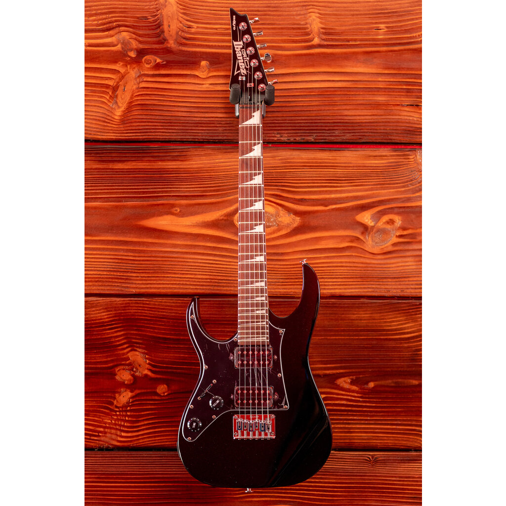 Ibanez Ibanez Mikro Gio RG21 Left Handed Electric Guitar, Black