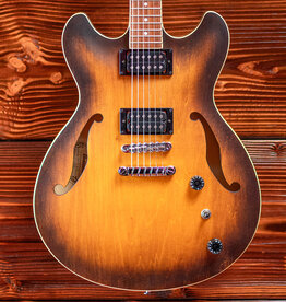 Ibanez Ibanez AS53 Semi-Hollow Electric Guitar, Tobacco Flat