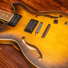 Ibanez Ibanez AS53 Semi-Hollow Electric Guitar, Tobacco Flat