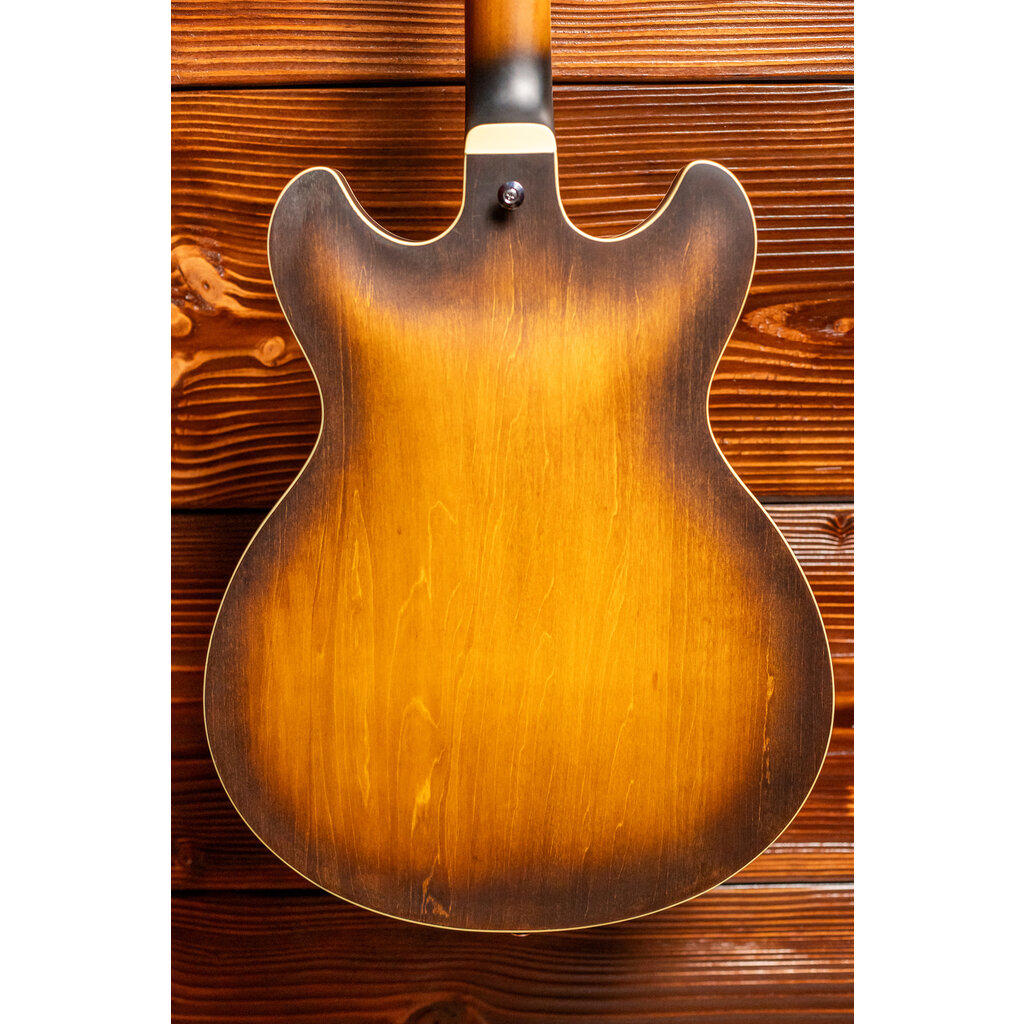 Ibanez Ibanez AS53 Semi-Hollow Electric Guitar, Tobacco Flat