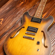 Ibanez Ibanez AS53 Semi-Hollow Electric Guitar, Tobacco Flat