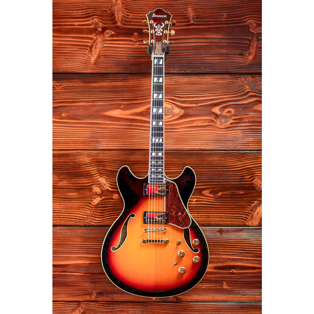 Ibanez Ibanez Artstar AS113 Semi-Hollow Electric Guitar, Brown Sunburst