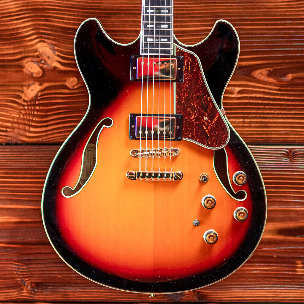 Ibanez Ibanez Artstar AS113 Semi-Hollow Electric Guitar, Brown Sunburst
