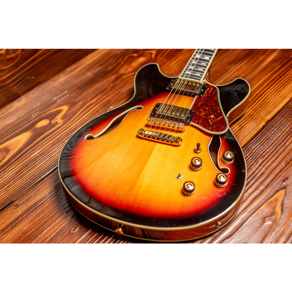 Ibanez Ibanez Artstar AS113 Semi-Hollow Electric Guitar, Brown Sunburst
