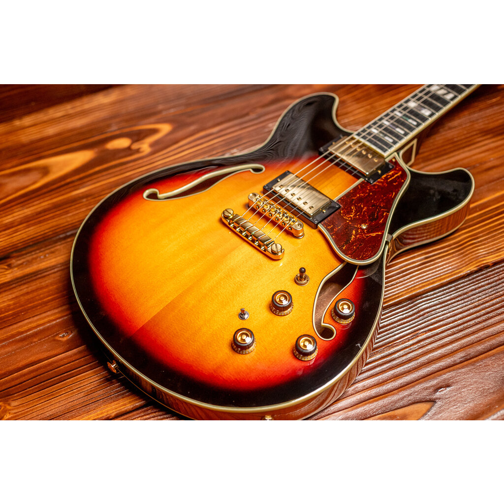 Ibanez Ibanez Artstar AS113 Semi-Hollow Electric Guitar, Brown Sunburst