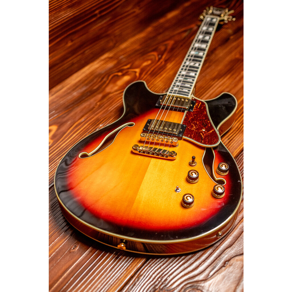 Ibanez Ibanez Artstar AS113 Semi-Hollow Electric Guitar, Brown Sunburst