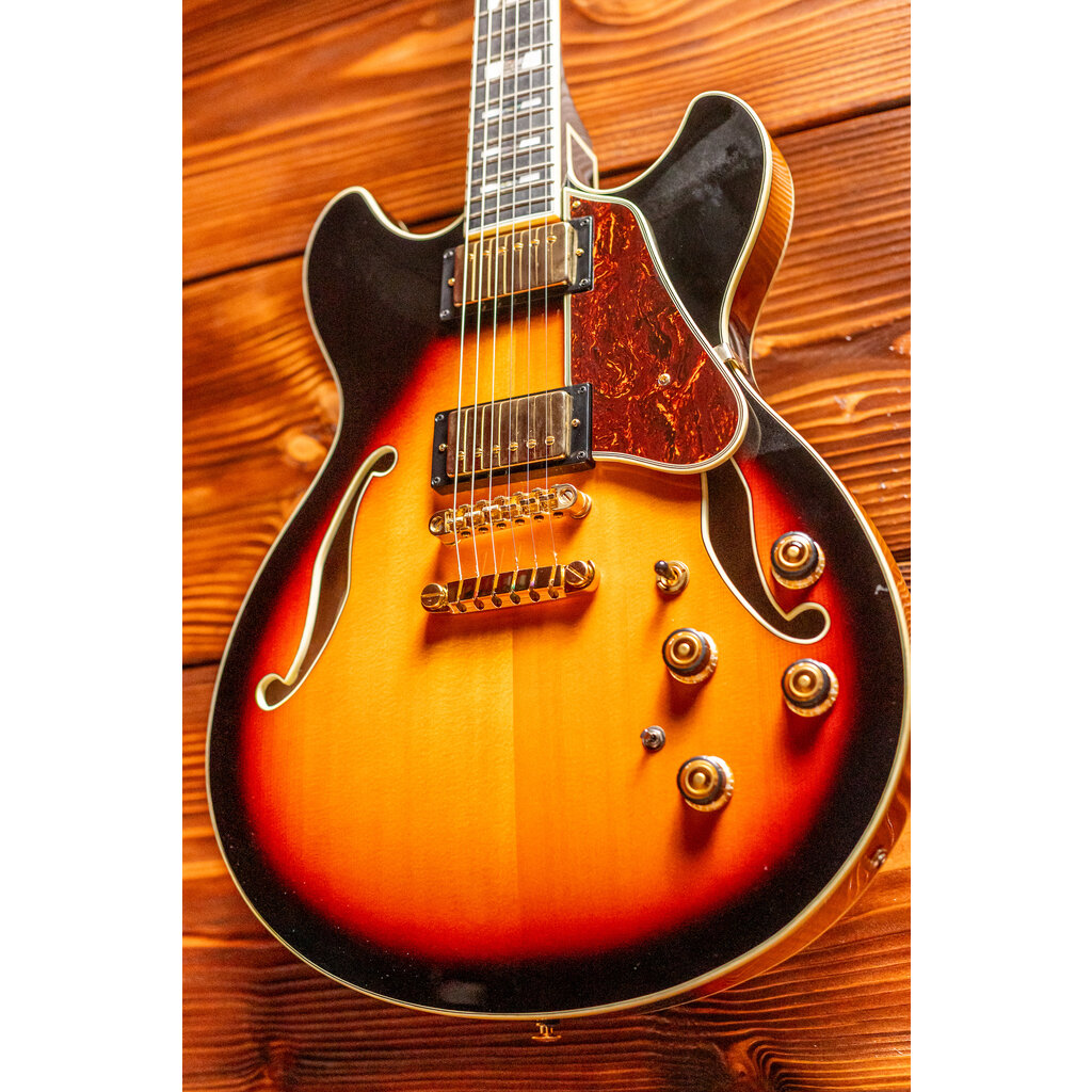 Ibanez Ibanez Artstar AS113 Semi-Hollow Electric Guitar, Brown Sunburst