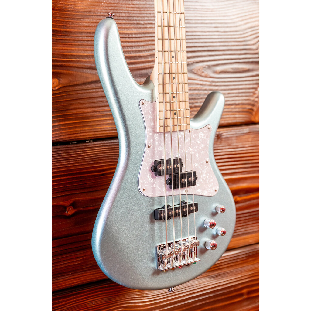 Ibanez Ibanez SRMD205 Mezzo 32" 5-String Electric Bass, Sea Foam Pearl Green