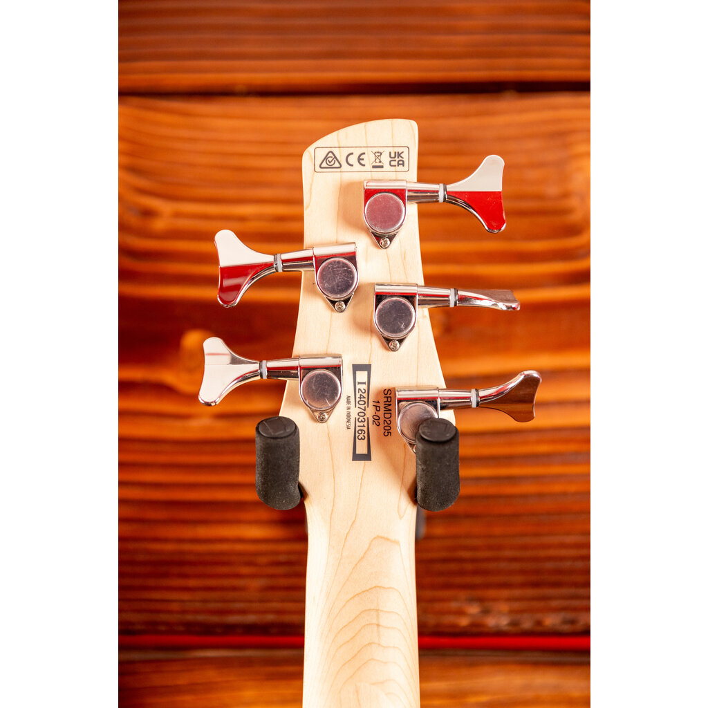 Ibanez Ibanez SRMD205 Mezzo 32" 5-String Electric Bass, Sea Foam Pearl Green