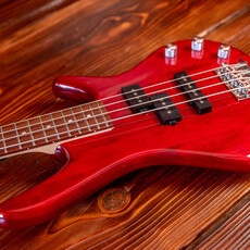 Ibanez Ibanez Mikro Gio SR20 Electric Bass, Transparent Red