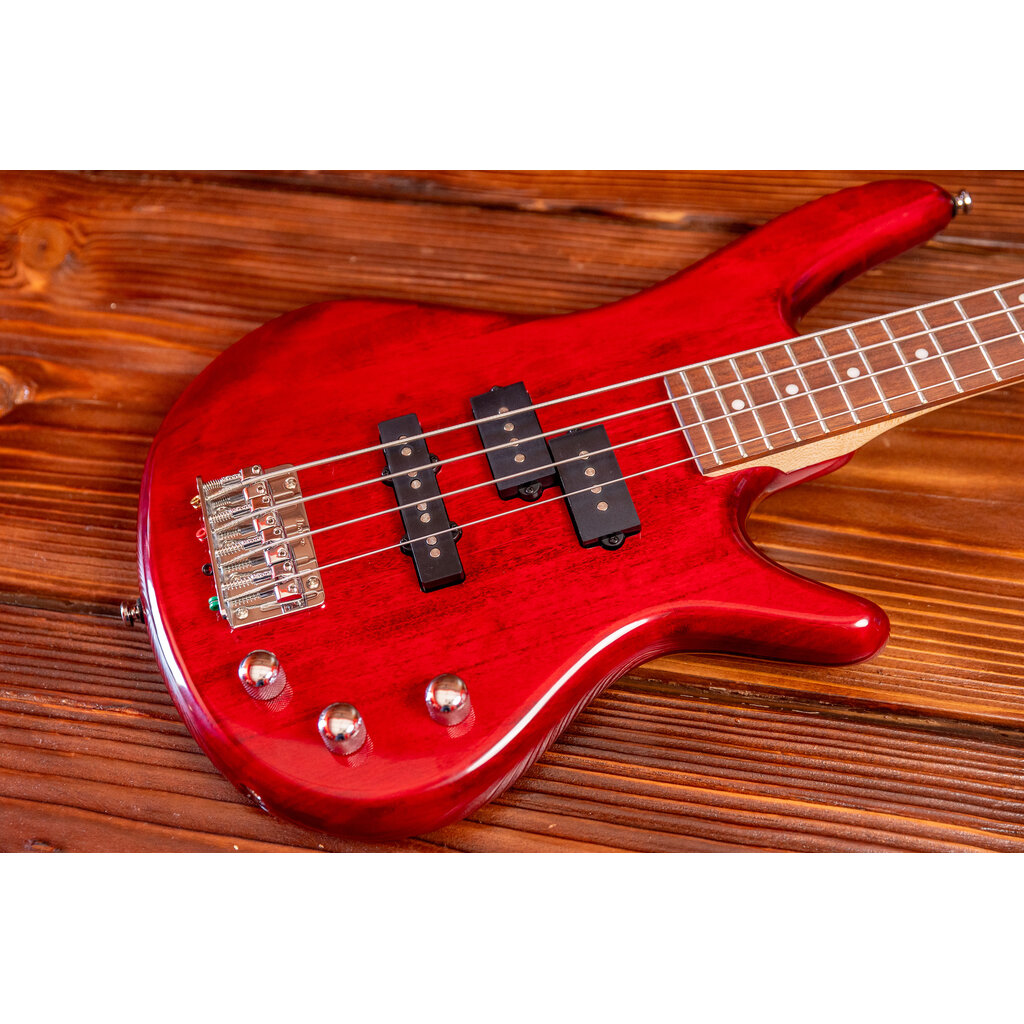 Ibanez Ibanez Mikro Gio SR20 Electric Bass, Transparent Red