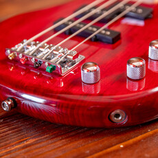 Ibanez Ibanez Mikro Gio SR20 Electric Bass, Transparent Red