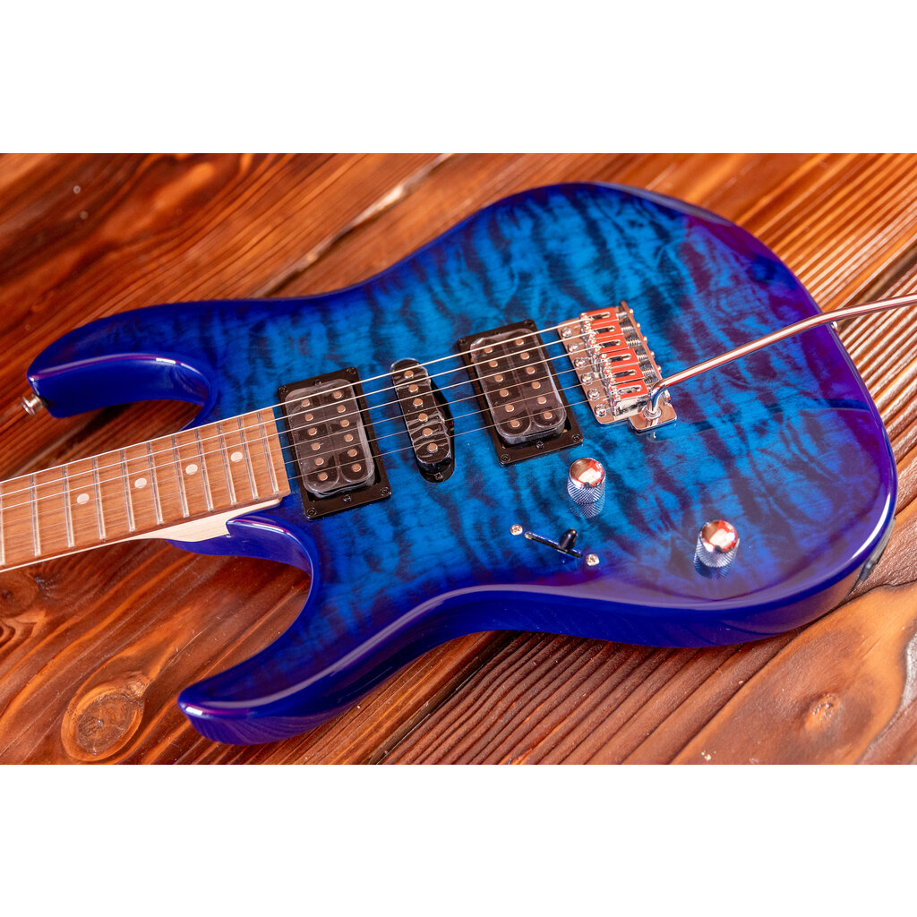Ibanez Ibanez Gio GRX70 Electric Guitar [Left Handed] Transparent Blue Burst