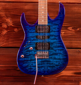Ibanez Ibanez Gio GRX70 Electric Guitar [Left Handed] Transparent Blue Burst