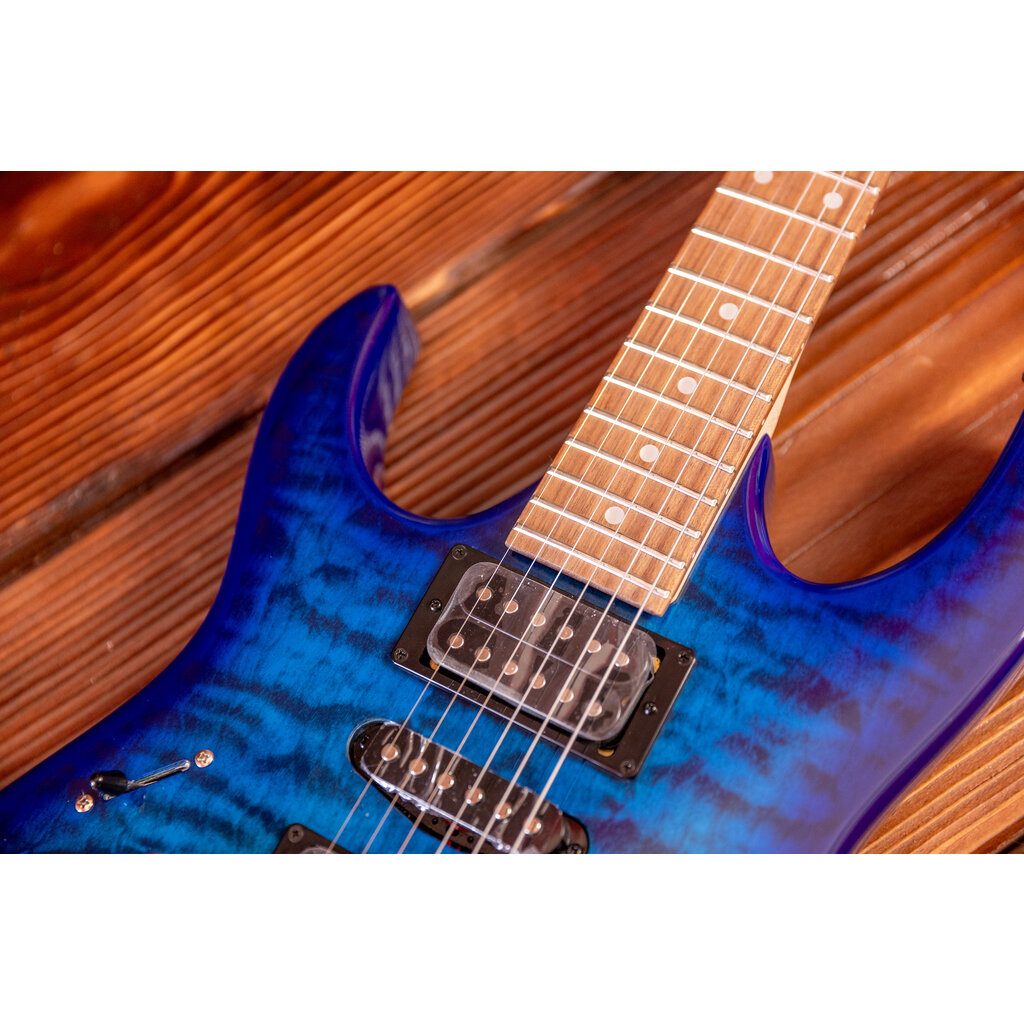 Ibanez Ibanez Gio GRX70 Electric Guitar [Left Handed] Transparent Blue Burst