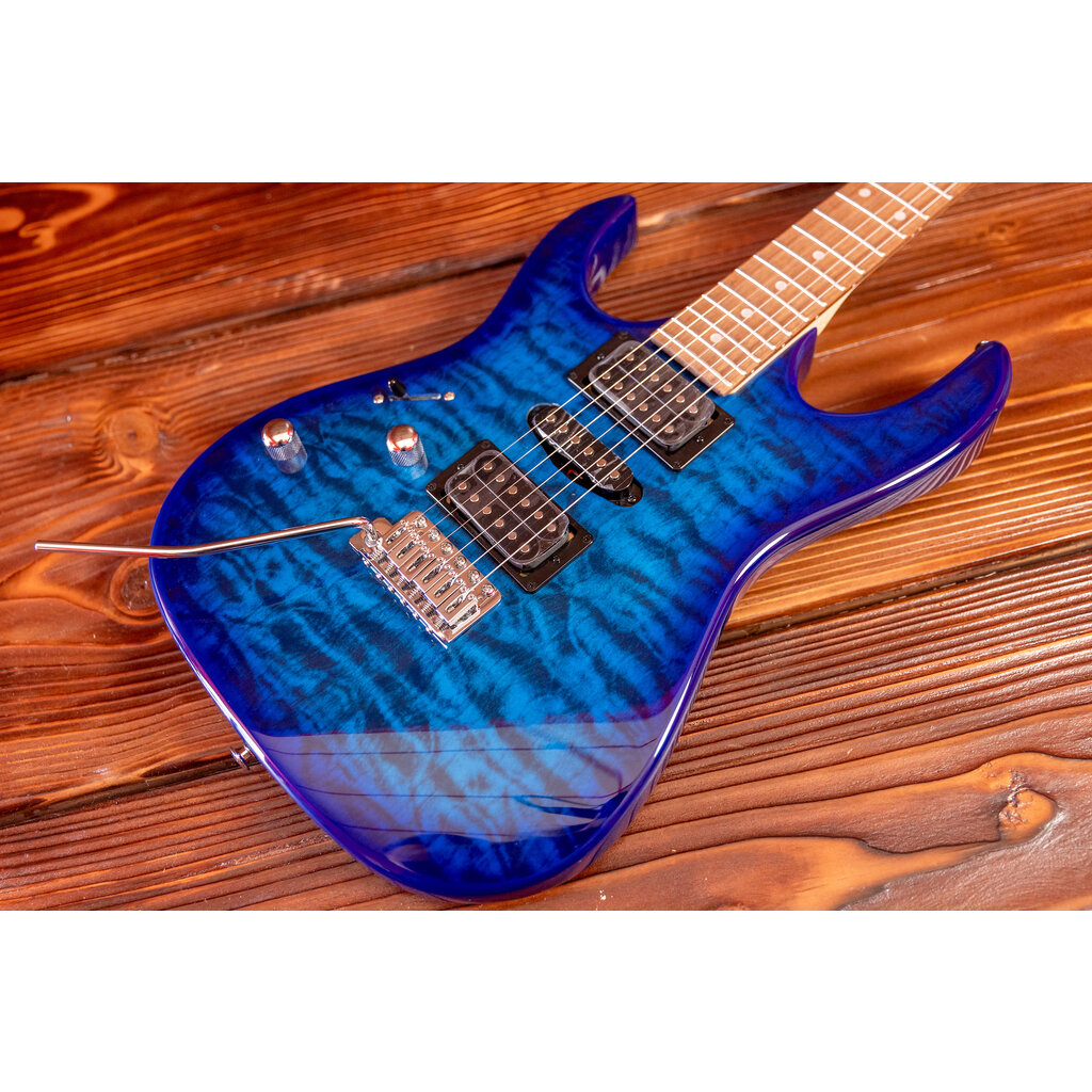Ibanez Ibanez Gio GRX70 Electric Guitar [Left Handed] Transparent Blue Burst