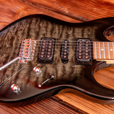 Ibanez Ibanez Gio GRX70QA Electric Guitar, Transparent Black Sunburst Ibanez Ibanez Gio GRX70QA Electric Guitar, Transparent Black Sunburst