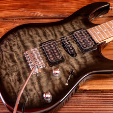 Ibanez Ibanez Gio GRX70QA Electric Guitar, Transparent Black Sunburst Ibanez Ibanez Gio GRX70QA Electric Guitar, Transparent Black Sunburst