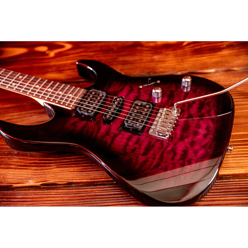 Ibanez Ibanez Gio GRX70QA Electric Guitar, Transparent Violet Sunburst