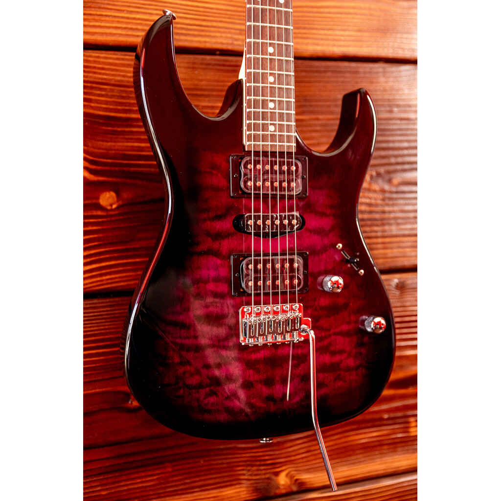 Ibanez Ibanez Gio GRX70QA Electric Guitar, Transparent Violet Sunburst