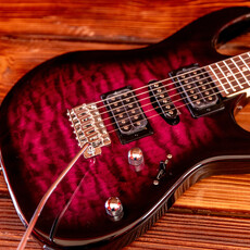 Ibanez Ibanez Gio GRX70QA Electric Guitar, Transparent Violet Sunburst
