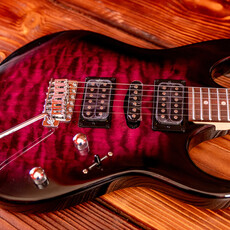 Ibanez Ibanez Gio GRX70QA Electric Guitar, Transparent Violet Sunburst