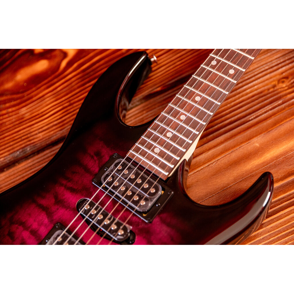 Ibanez Ibanez Gio GRX70QA Electric Guitar, Transparent Violet Sunburst