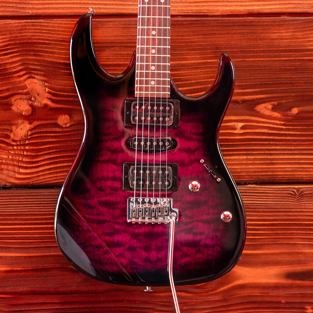 Ibanez Ibanez Gio GRX70QA Electric Guitar, Transparent Violet Sunburst