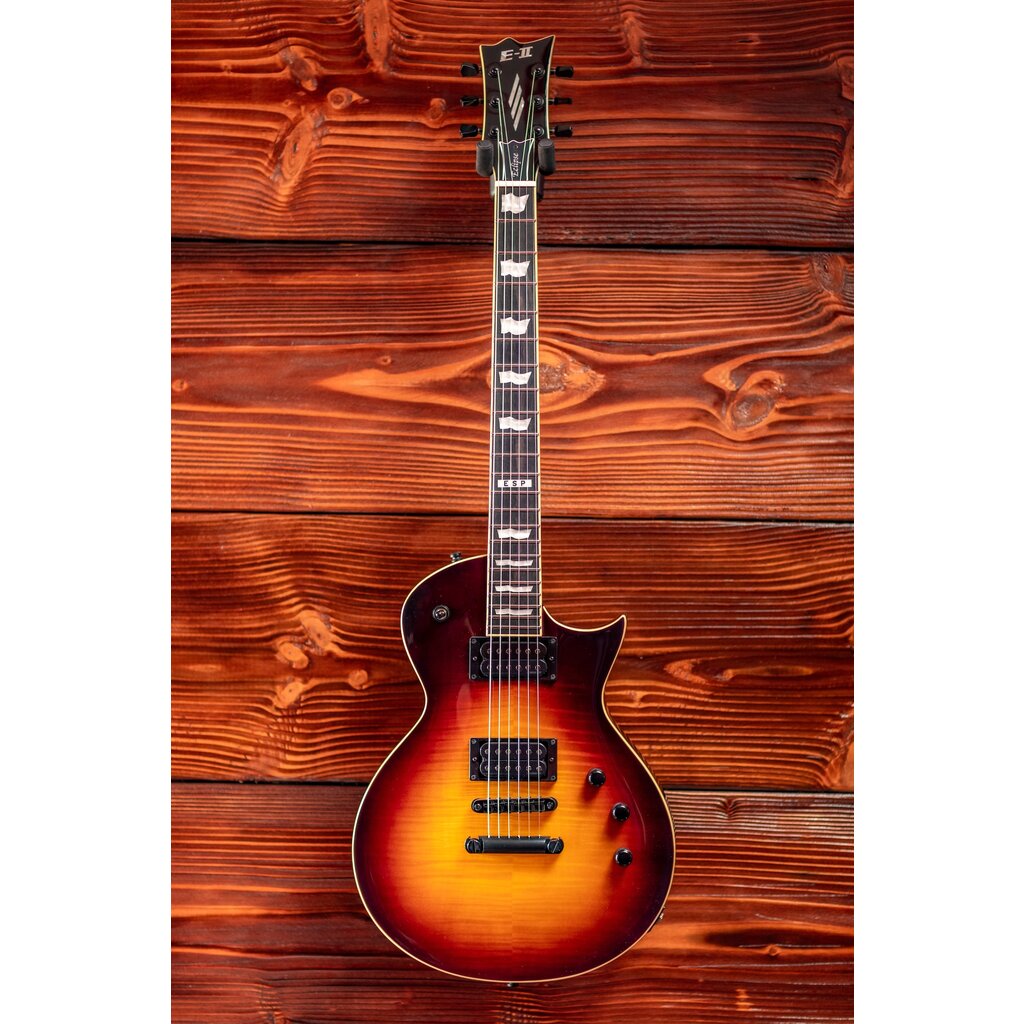 ESP/LTD ESP E-II Eclipse Electric Guitar Full Thickness, Tobacco Sunburst (Hardshell Case Included)