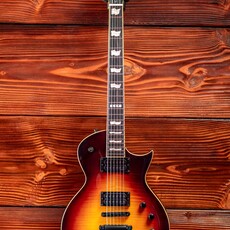 ESP/LTD ESP E-II Eclipse Electric Guitar Full Thickness, Tobacco Sunburst (Hardshell Case Included)