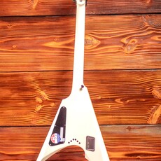 ESP/LTD ESP E-II Arrow Electric Guitar, Snow White (Hardshell Case Included)