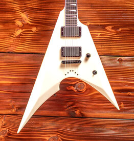 ESP/LTD ESP E-II Arrow Electric Guitar, Snow White (Hardshell Case Included)