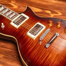 ESP/LTD LTD EC-256FM Electric Guitar, Dark Brown Sunburst