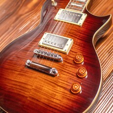 ESP/LTD LTD EC-256FM Electric Guitar, Dark Brown Sunburst