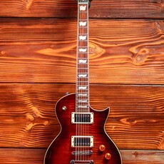 ESP/LTD LTD EC-256FM Electric Guitar, Dark Brown Sunburst