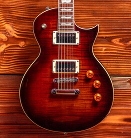 ESP/LTD LTD EC-256FM Electric Guitar, Dark Brown Sunburst