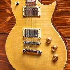 ESP/LTD LTD EC-256FM Electric Guitar, Vintage Natural