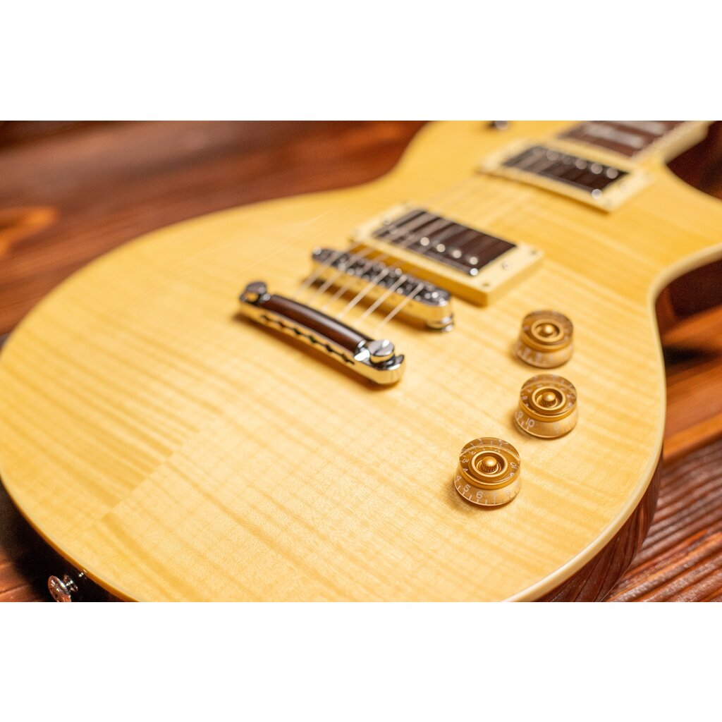 ESP/LTD LTD EC-256FM Electric Guitar, Vintage Natural