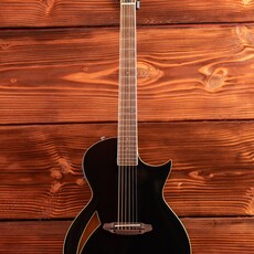 ESP/LTD LTD TL-6 Thinline Acoustic/Electric Guitar, Black