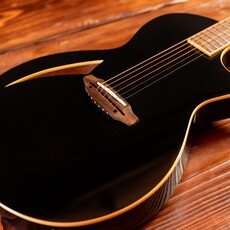 ESP/LTD LTD TL-6 Thinline Acoustic/Electric Guitar, Black