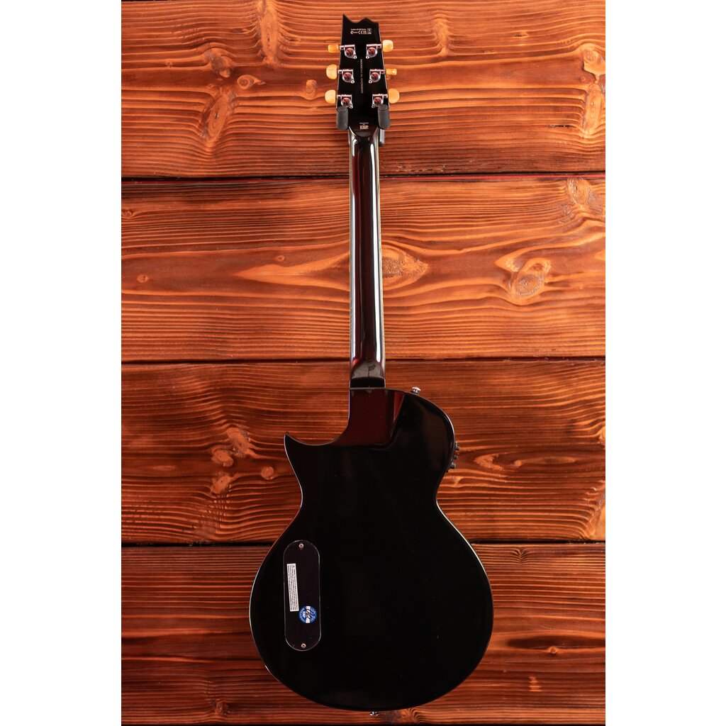 ESP/LTD LTD TL-6 Thinline Acoustic/Electric Guitar, Black