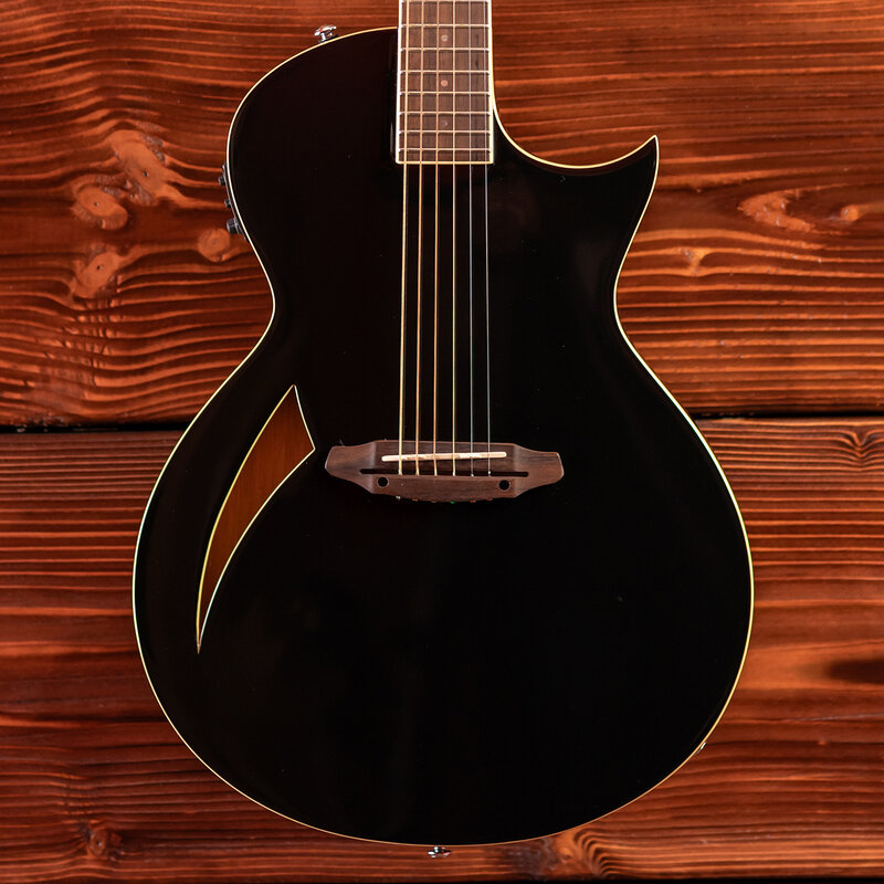 ESP/LTD Experience the best of both worlds with the LTD TL-6, a revolutionary thinline acoustic that's as slender and comfortable as a Telecaster, blending electric ergonomics with rich, full-bodied acoustic tones. This hidden gem shines onstage or in the studio,