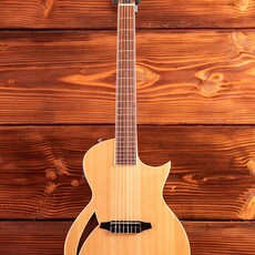 ESP/LTD LTD TL-6N Thinline Acoustic/Electric Guitar with Nylon Strings, Natural ESP/LTD LTD TL-6N Thinline Acoustic/Electric Guitar with Nylon Strings, Natural