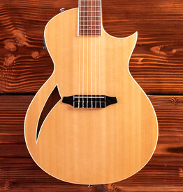 ESP/LTD LTD TL-6N Thinline Acoustic/Electric Guitar with Nylon Strings, Natural