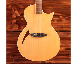 LTD TL-6 Thinline Acoustic/Electric Guitar, Natural - Music Freqs