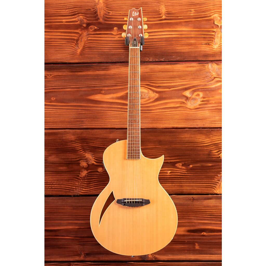 ESP/LTD LTD TL-6 Thinline Acoustic/Electric Guitar, Natural